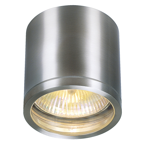 SLV ROX CEILING OUT, QPAR11, Outdoor Deckenleuchte, alu gebürstet, max. 50W,IP44
