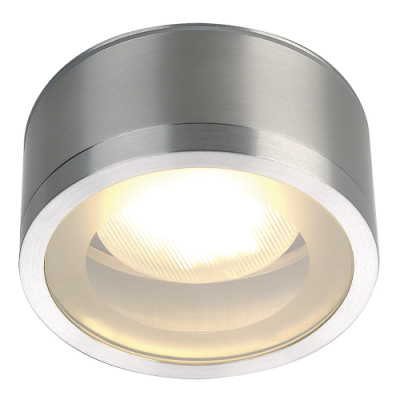 SLV ROX CEILING OUT, TCR-TSE, Outdoor Deckenleuchte, alu gebürstet, max.11W, IP44