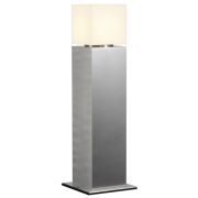SQUARE POLE 60, E27, E27, Outdoor Stehleuchte, Edelstahl 304, max. 20 W, IP44
