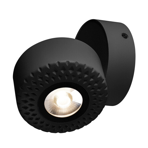 SLV TOTHEE LED Wand- und Deckenleuchte, schwarz, 3000K, 50°