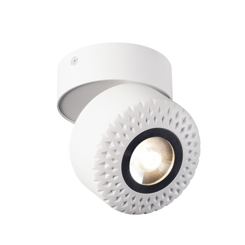 SLV TOTHEE LED Wand- und Deckenleuchte, weiss/schwarz, 3000K, 50°