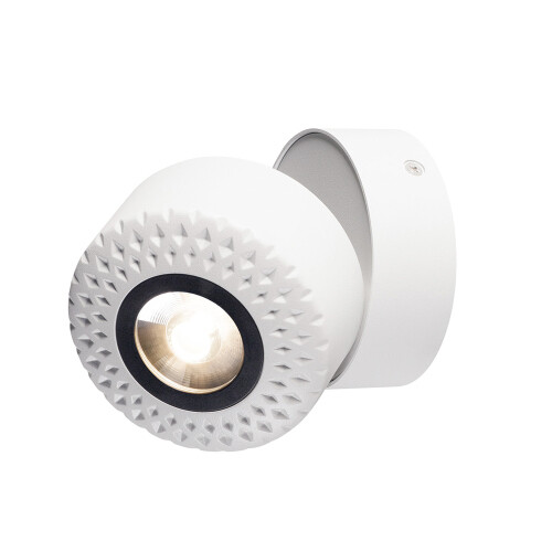 SLV TOTHEE LED Wand- und Deckenleuchte, weiss/schwarz, 3000K, 50°