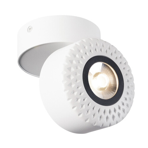 SLV TOTHEE LED Wand- und Deckenleuchte, weiss/schwarz, 3000K, 50°