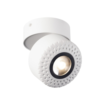 TOTHEE LED Wand- und Deckenleuchte, weiss/schwarz, 3000K, 50°