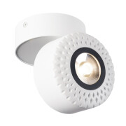 TOTHEE LED Wand- und Deckenleuchte, weiss/schwarz, 3000K, 50°