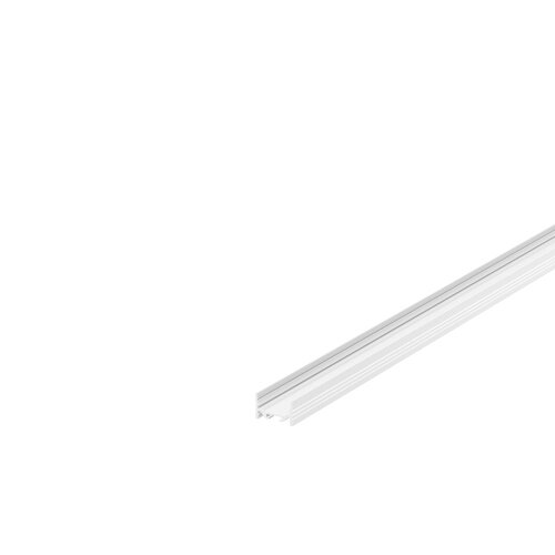 SLV GRAZIA 20 LED Aufbauprofil, flach, gerillt, 2m, weiss
