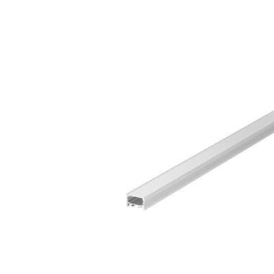 SLV GRAZIA 20 LED Aufbauprofil, flach, gerillt, 3m, alu