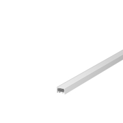 GRAZIA 20 LED Aufbauprofil, flach, glatt, 3m, alu