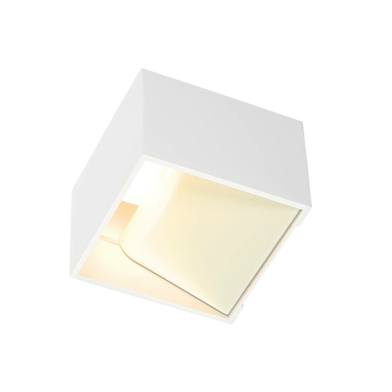 SLV LED Wandleuchte LOGS IN Phase weiß mit Dim-To-Warm 2000-3000K 11W CRI 90 690lm