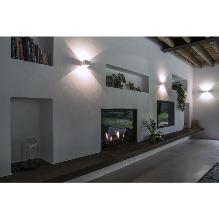 SLV LED Wandleuchte LOGS IN Phase weiß mit Dim-To-Warm 2000-3000K 11W CRI 90 690lm