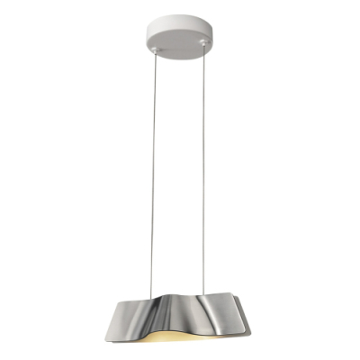 WAVE 25 LED Pendelleuchte, alu/weiss, 2000K-3000K Dim to...