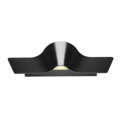 WAVE 40 LED Wandleuchte, schwarz, 2000K-3000K Dim to Warm