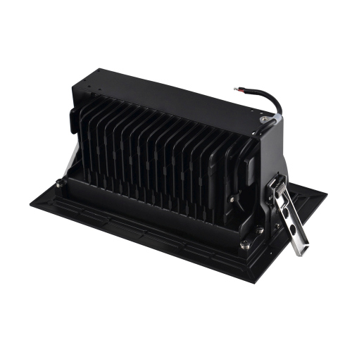 SLV ALAMEA LED Deckeneinbauleuchte, schwarz, 3000K, 45W