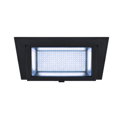 ALAMEA LED Deckeneinbauleuchte, schwarz, 4000K, 45W