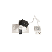 VERLUX LED Deckeneinbauleuchte, asymmetrisch, weiss, 3000K, 10W