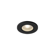 KAMUELA ECO LED Fire-rated Deckeneinbauleuchte, schwarz, 3000K, 38°,dimmbar, IP65