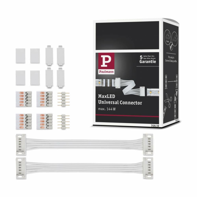 Paulmann MaxLED Universal Verbinder 2er-Pack Weiß