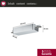 URail ZigBee 3.0 Dimm/Switch Adapter Chrom matt Smart Home Schienenverbinder An/Aus/Dimmen max. 400W