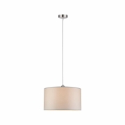 Tessa Pendelleuchte Creme/Eisen gebürstet