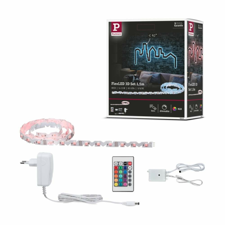 Paulmann FlexLED 3D Basisset 1,5m RGB