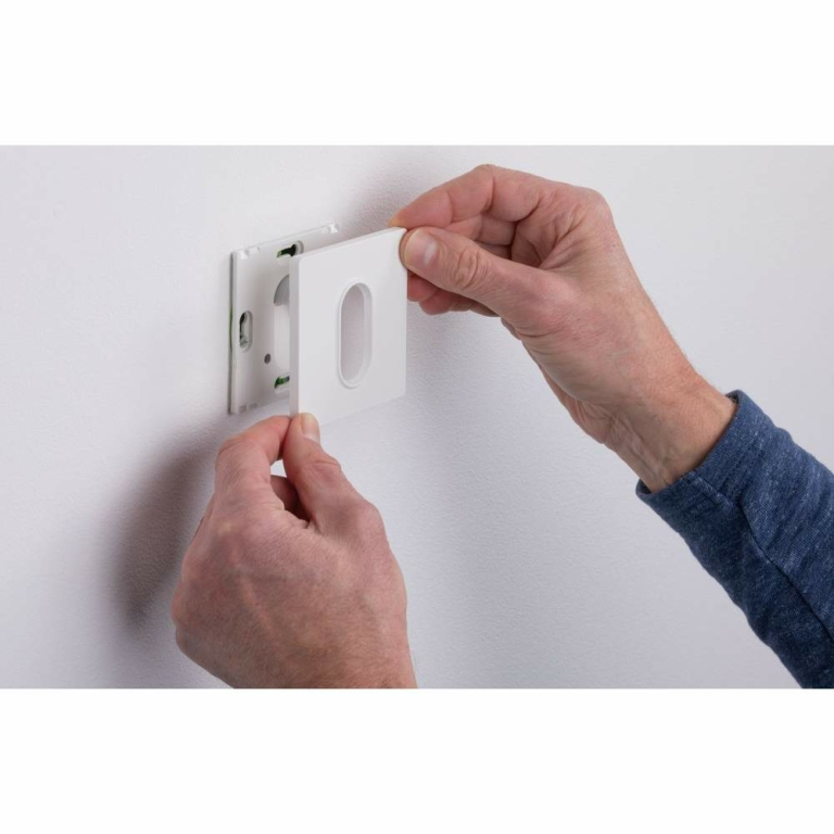 Paulmann LED Wandeinbauleuchte Wall eckig Weiß 1,7W 2700K für Hohlwanddose