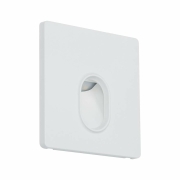 LED Wandeinbauleuchte Wall eckig Weiß 1,7W 2700K für Hohlwanddose