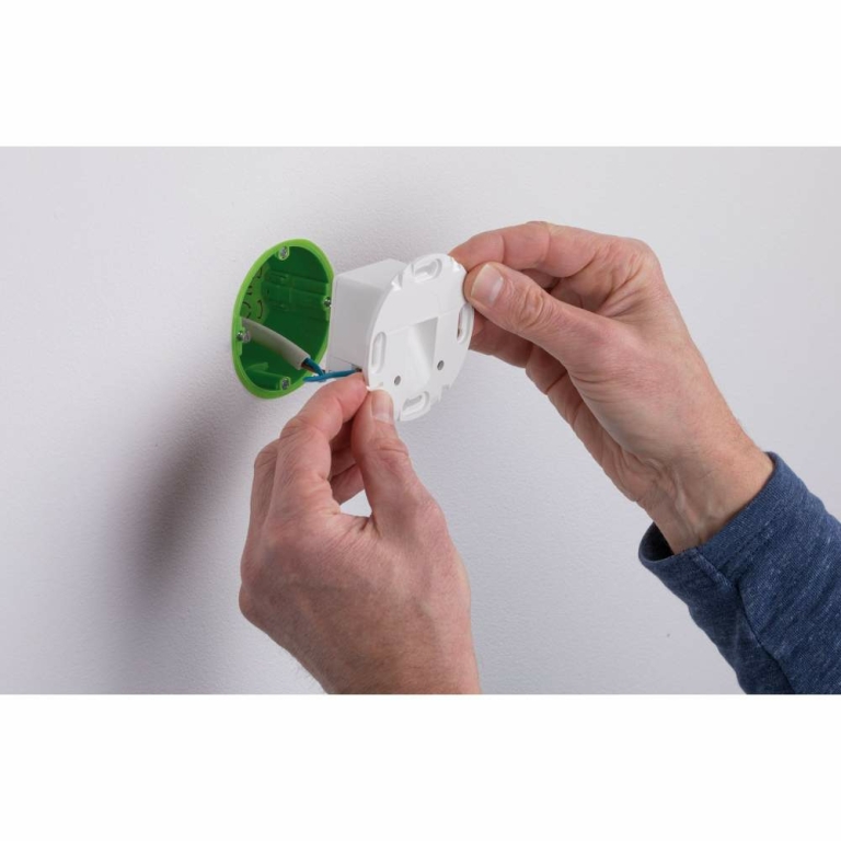 Paulmann LED Wandeinbauleuchte Wall rund Weiß mit Bewegungsmelder 2,7W 2700K