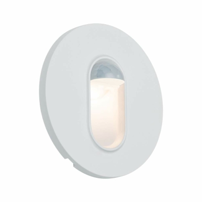 Paulmann LED Wandeinbauleuchte Wall rund Weiß mit Bewegungsmelder 2,7W 2700K