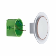 LED Wandeinbauleuchte rund Neordic Dekorativ Weiß matt