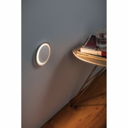 LED Wandeinbauleuchte rund Neordic Dekorativ Weiß matt