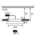 LED Einbaupanel Areo IP23 rund 5W 3000K