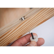 Plug & Shine LED Bodeneinbauleuchte MicroPen II Erweiterungsset IP67 3000K 5x0,22W Silber