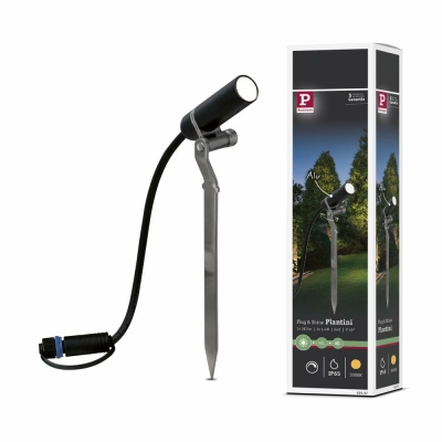 Paulmann 94154 Plug & Shine LED Gartenstrahler Plantini Basisset IP65 3000K  | Lampen1a