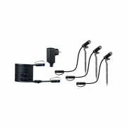Plug & Shine LED Gartenstrahler Plantini Basisset IP65 3000K 3x1,4W 21VA Anthrazit