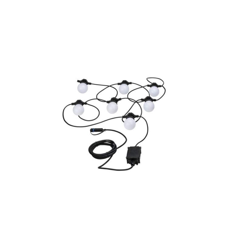 Paulmann Plug & Shine 7er Party LED Lichterkette 6,8m IP44 Warmweiß 3000K 7x 0,2W
