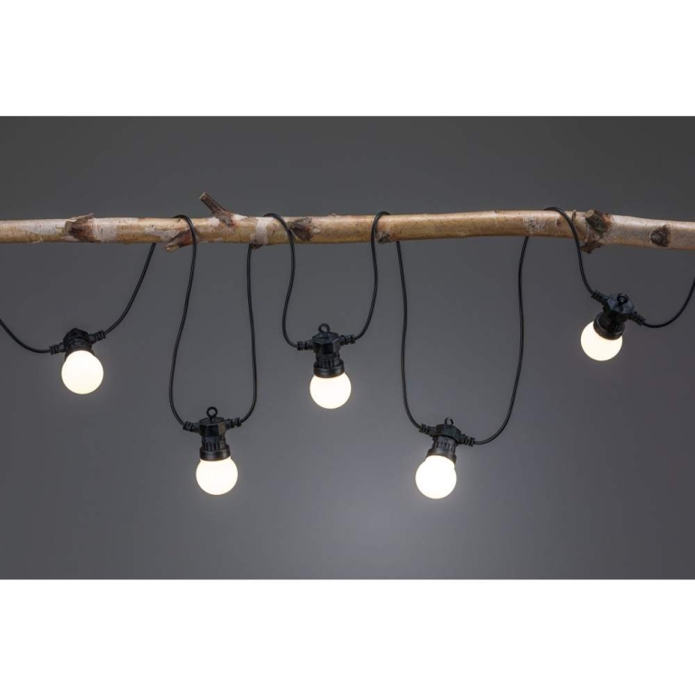 Paulmann Plug & Shine 7er Party LED Lichterkette 6,8m IP44 Warmweiß 3000K 7x 0,2W