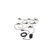 Plug & Shine 7er Party LED Lichterkette 6,8m IP44 Warmweiß 3000K 7x 0,2W