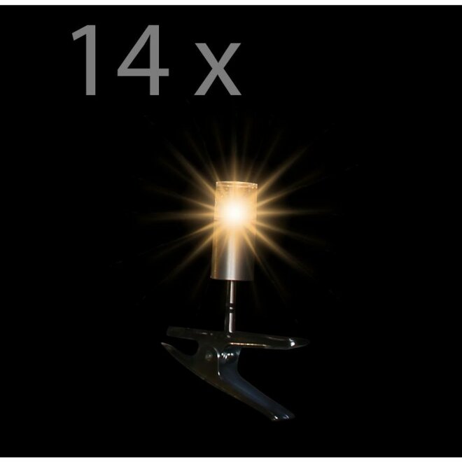 MK-Illumination Tree String Lite®, 14 High Power LED ww, 20m
schwarzes Kabel, 220-240V, 17W