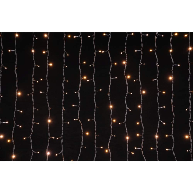 MK-Illumination Drape Lite®QF+, 300 LEDww, 2m x 1,5m,schwarzes Kabel, 220-240V, 35W
