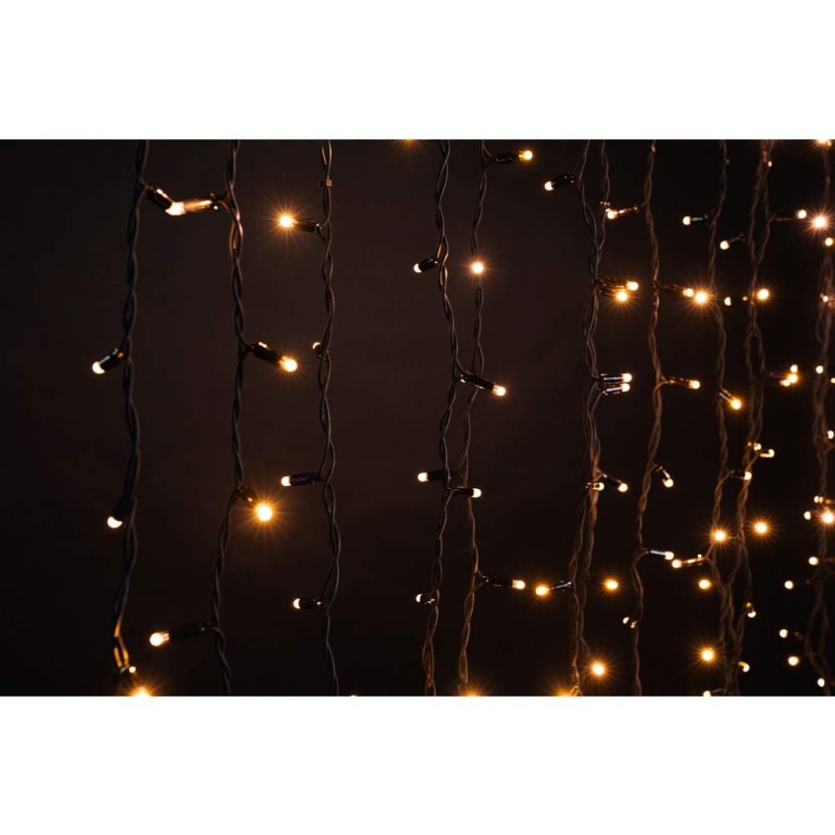 MK-Illumination Drape Lite®QF+, 300 LEDww, 2m x 1,5m,schwarzes Kabel, 220-240V, 35W
