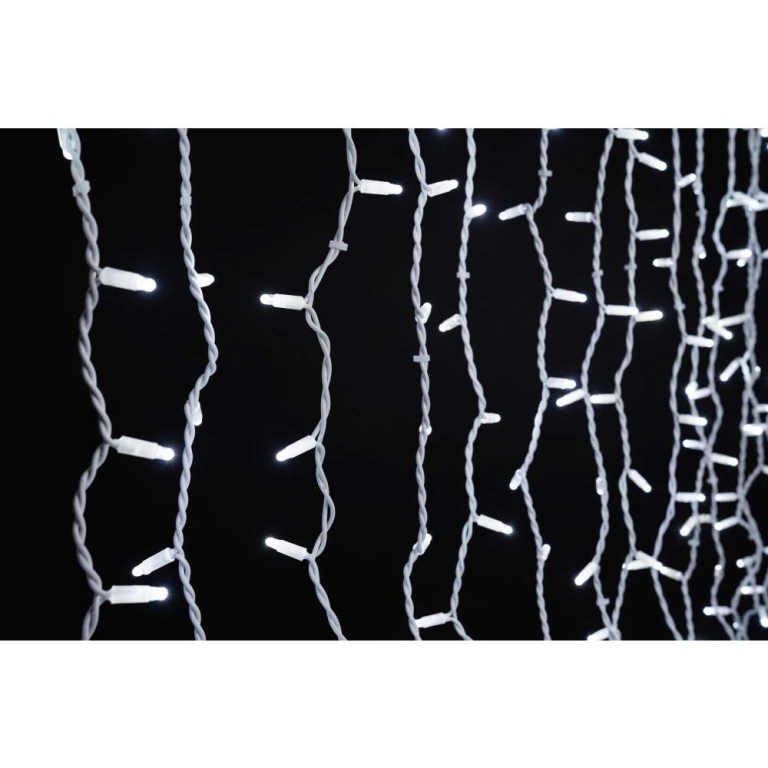 MK-Illumination Drape Lite®QF+, 260 LEDwh, 40 flash LEDwh,2m x 1,5m, weißes Kabel, 220-240V, 35W