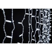 Drape Lite®QF+, 260 LEDwh, 40 flash LEDwh,2m x 1,5m, weißes Kabel, 220-240V, 35W