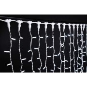 Drape Lite®QF+, 260 LEDwh, 40 flash LEDwh,2m x 1,5m, weißes Kabel, 220-240V, 35W