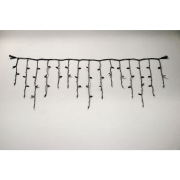 Ice Lite®QF+, 102 LEDww,12 flash LEDwh,3m x 0,5m, schwarzes Kabel, 220-240V, 7W