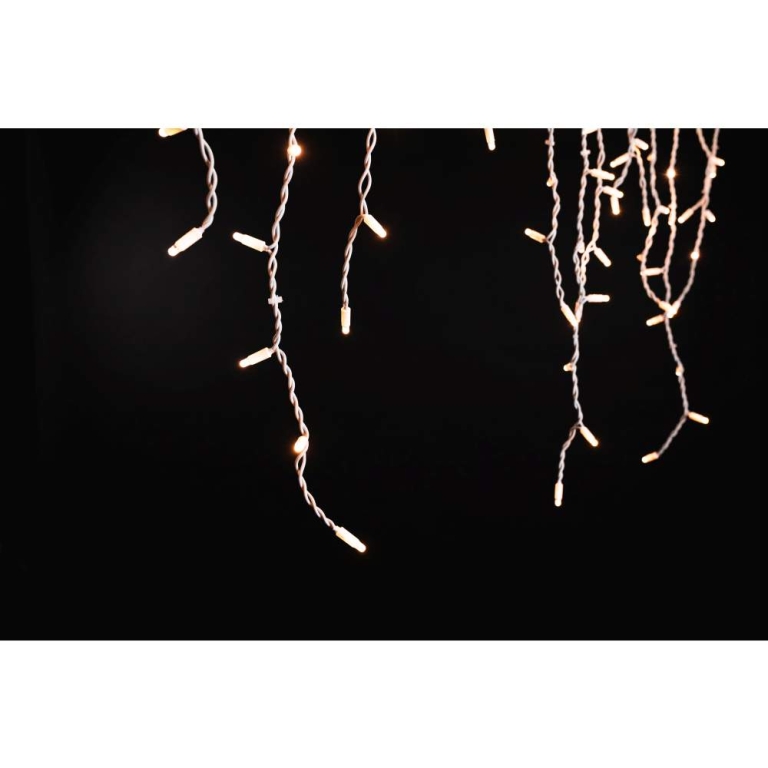 MK-Illumination Ice Lite®QF+,150 LEDww,24 flash LEDwh,3m x 0,9m, weißes Kabel, 220-240V, 10,5W