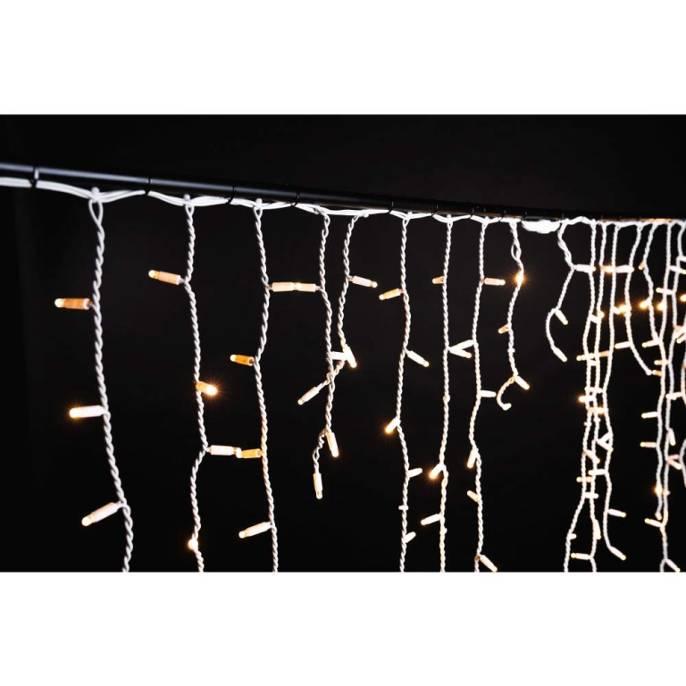 MK-Illumination Giant Ice Lite®QF+, 304 LEDww, 4m x 1,5m,weißes Kabel, 220-240V, 14W