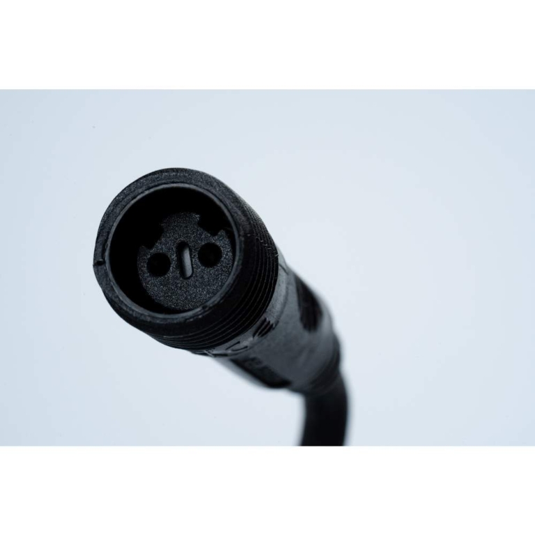 MK-Illumination QUICK FIX®QF+ main connector EU 1,5m, black cable
with rectifier, max. load capacity: 480W, 220-240V
