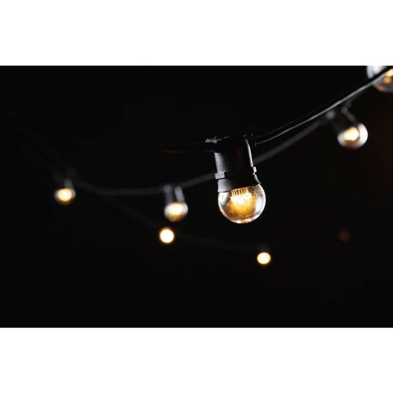 MK-Illumination Deco Golf Ball E27, warm weiße LEDs
klare Kappe, 7 LED's, 220-240V, 0,7W
