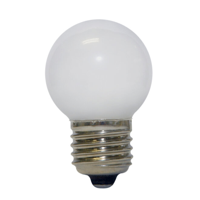 MK-Illumination Deco Golf Ball E27, weiße LEDs
matte Kappe, 7 LED's, 220-240V, 0,7W