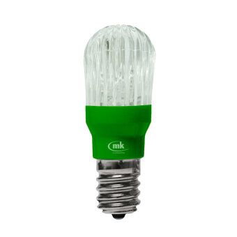 Prisma Bulb E14, 5 grüne LEDs,12V, 0,5W